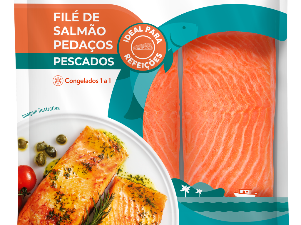 Filé de Salmão em Pedaços Congelado 400g