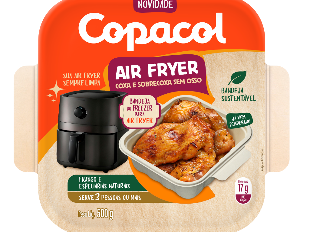 Coxa e Sobrecoxa sem Osso Temp. Air Fryer 500g 