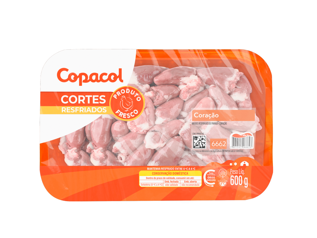 Coração de Frango Resfriado Band 600g