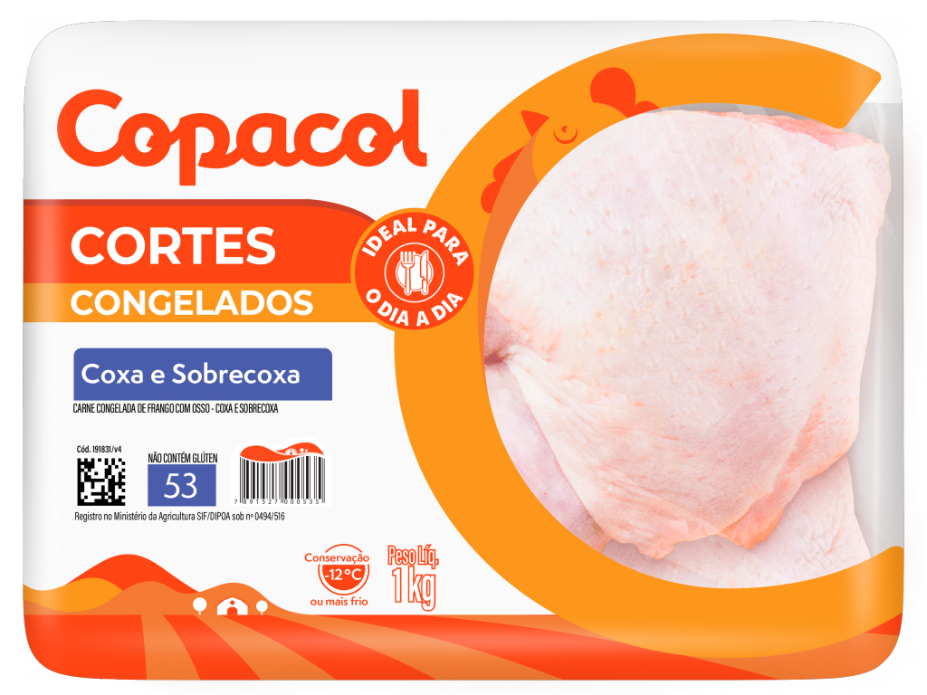 Coxa/Sobrecoxa	Congelada 1Kg