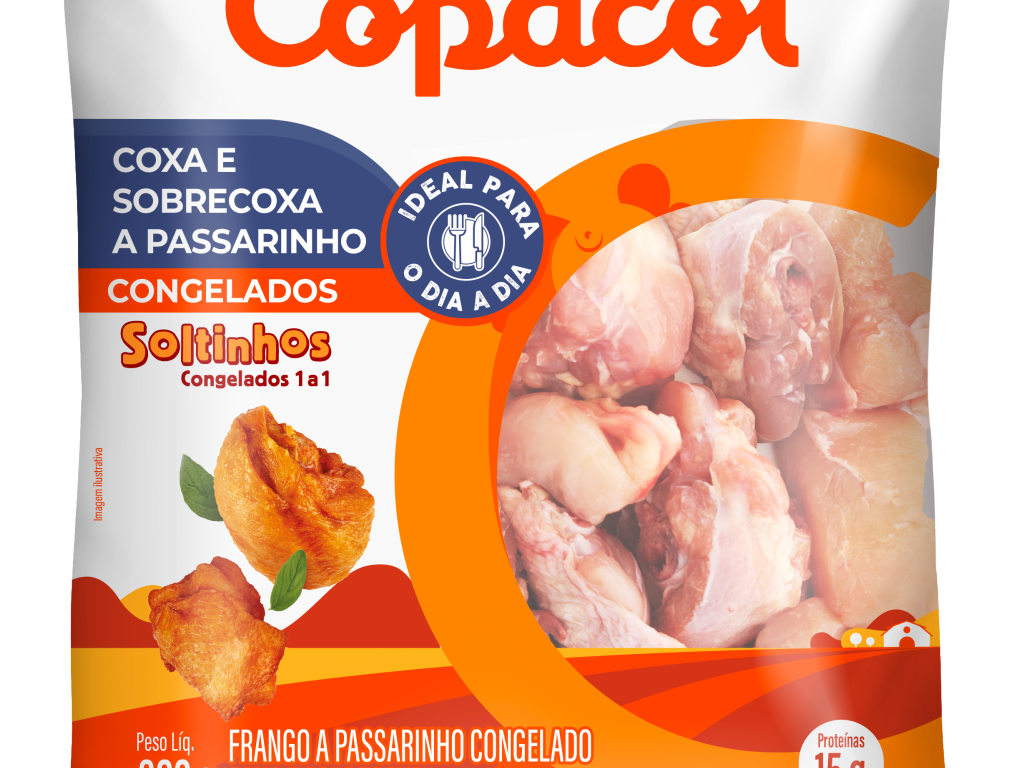 Coxa e Sobrecoxa à Passarinho Congelada IQF 800g