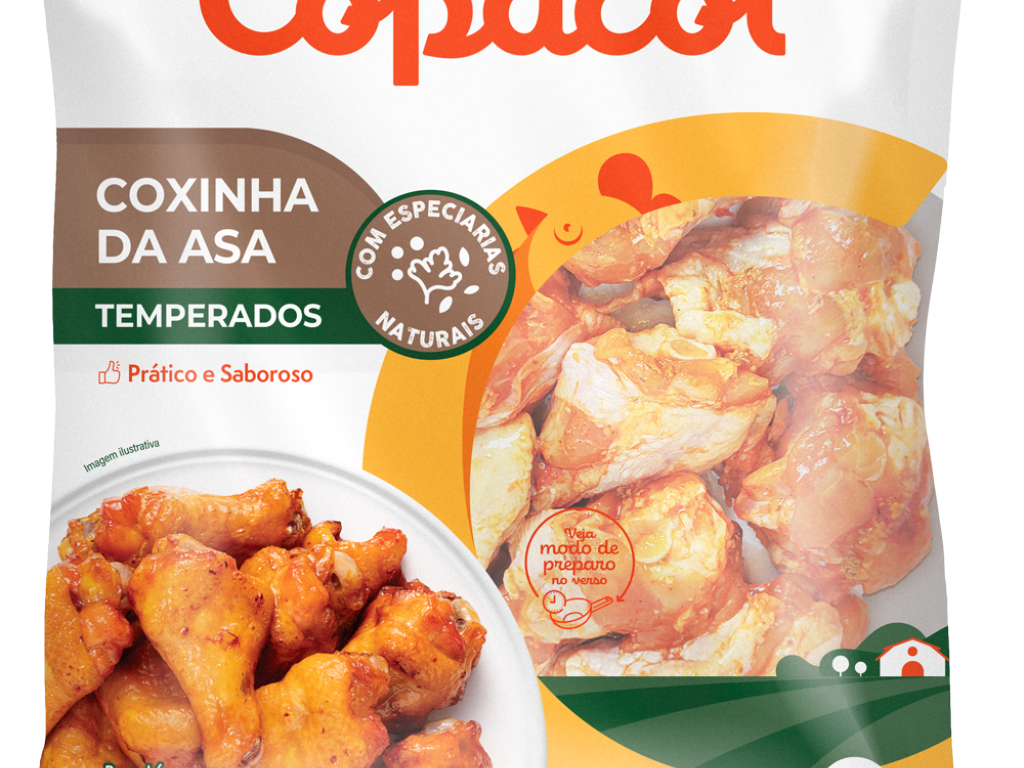 Coxinha da Asa Temperada Resfriada 1Kg