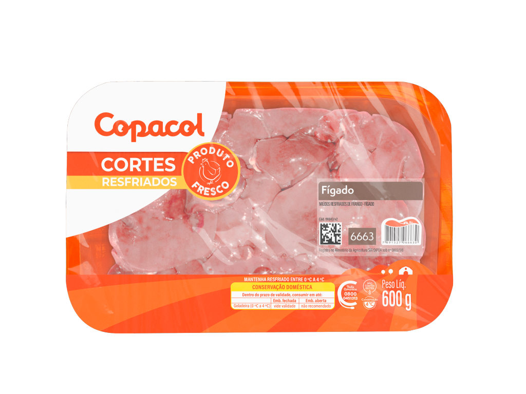 Fígado de Frango Resfriado Band  600g 
