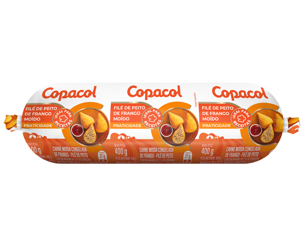 Filé de Peito de Frango Moído Cong. 400g	