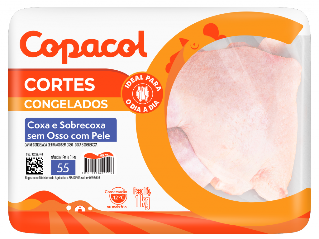 Coxa/Sobrecoxa Sem Osso Congelada 	