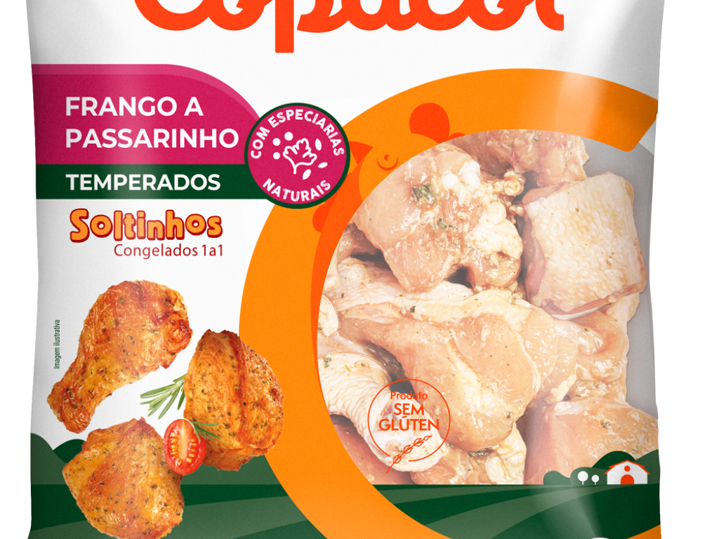 Frango à Passarinho Temperado Congelado IQF 800g