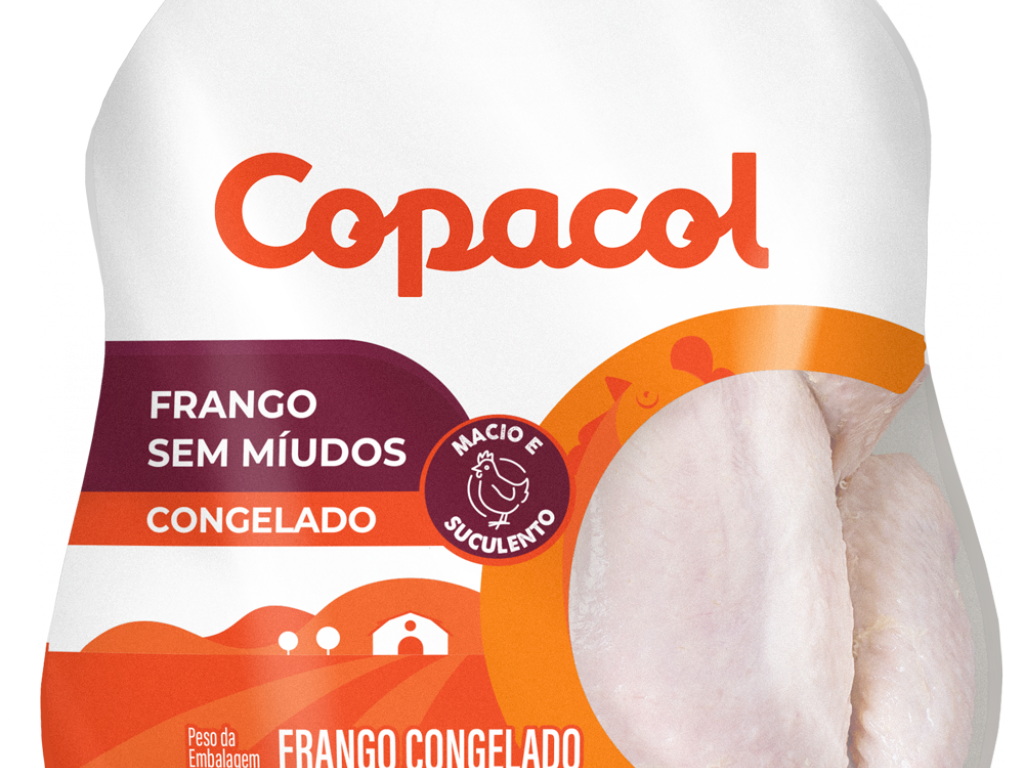 Frango Inteiro Sem Miúdos Congelado 	