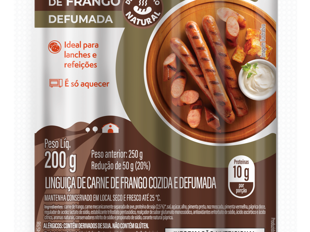 Linguiça de Frango Defumada 200g