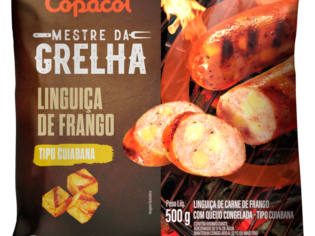 Linguiça de Frango tipo Cuiabana Cong. 500g