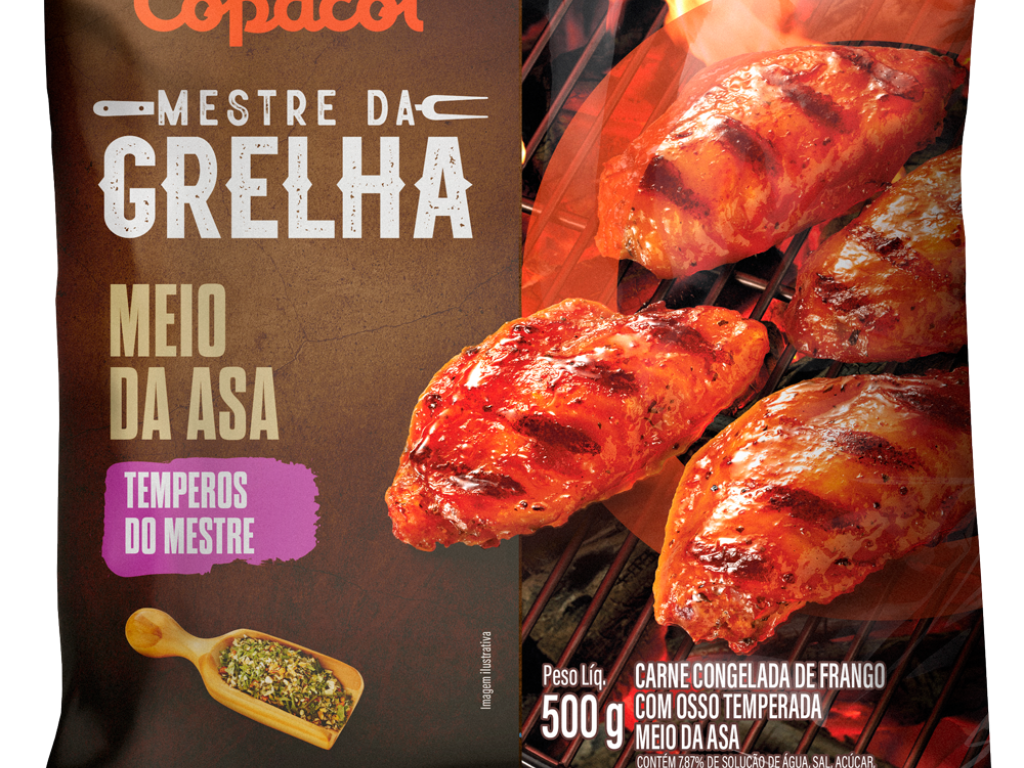 Meio da Asa Temperos do Mestre Congelado 500 g