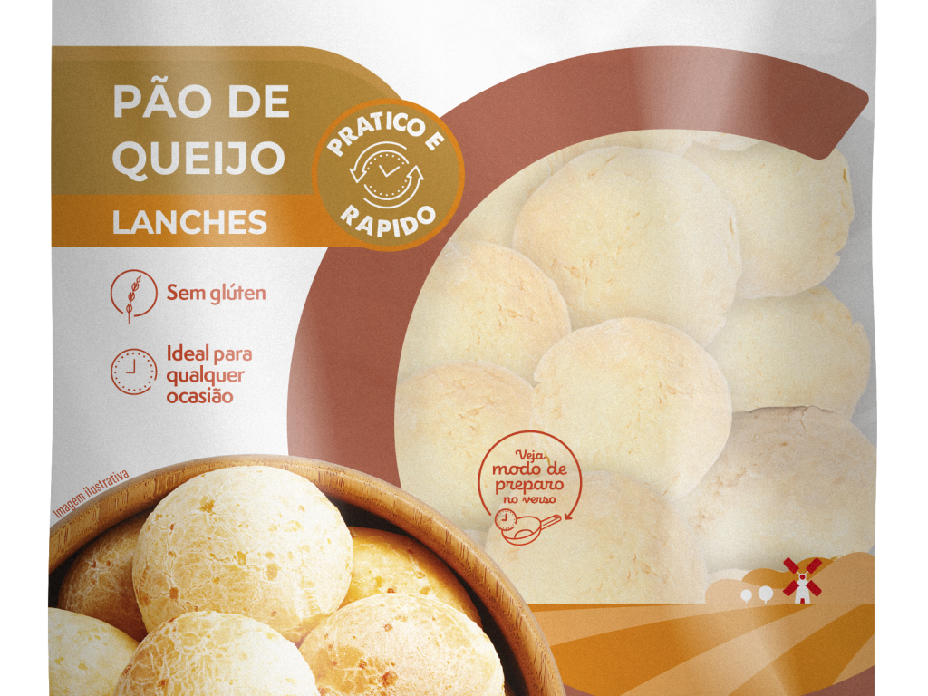 Pão de Queijo Tradicional Congelado 900 g