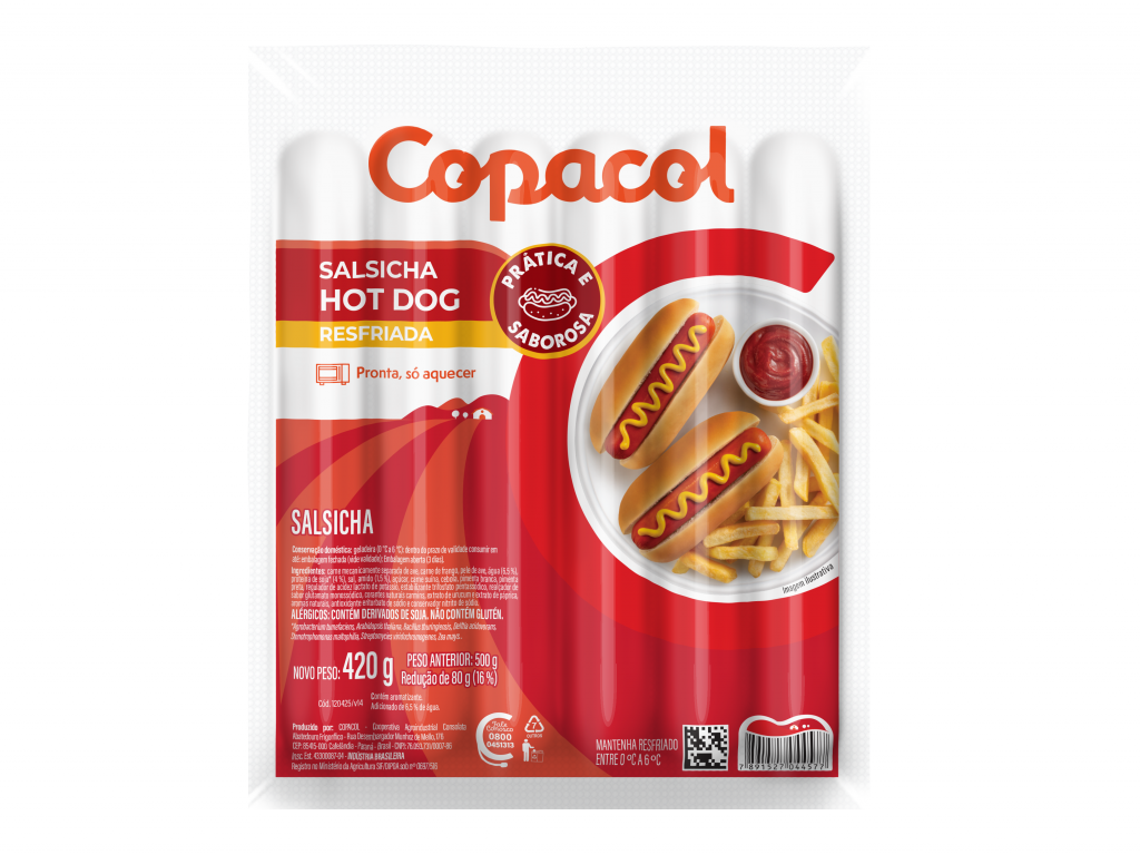 Salsicha Hot Dog Resfriada 420 g