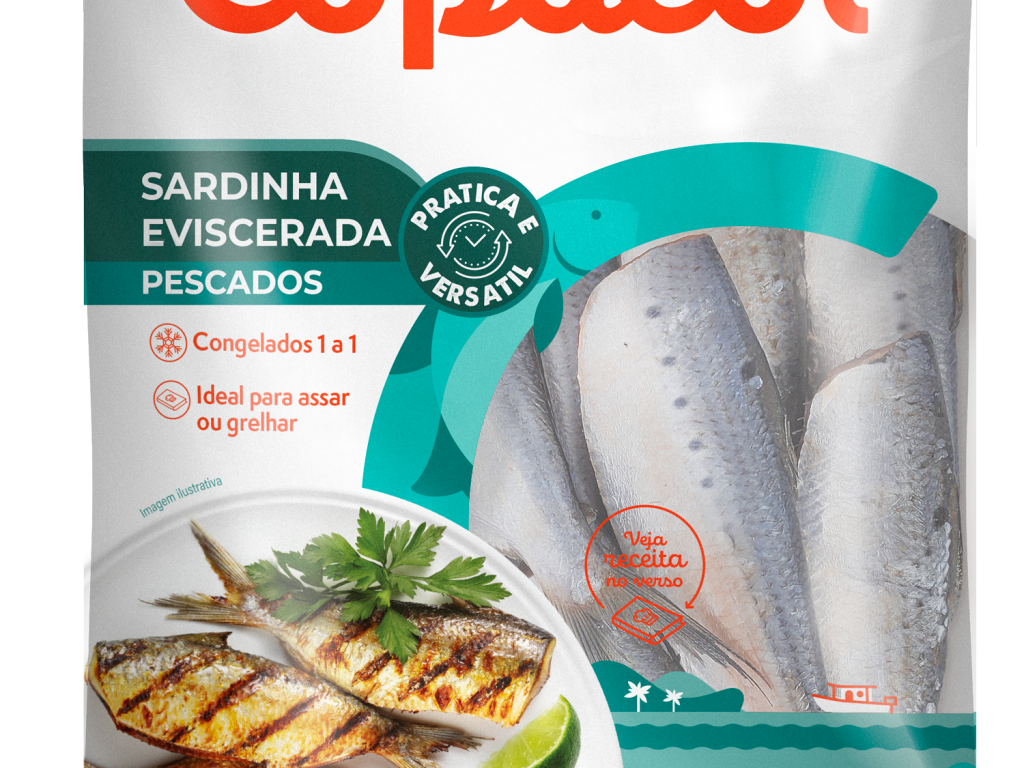 Sardinha Laje Congelada IQF 500g 