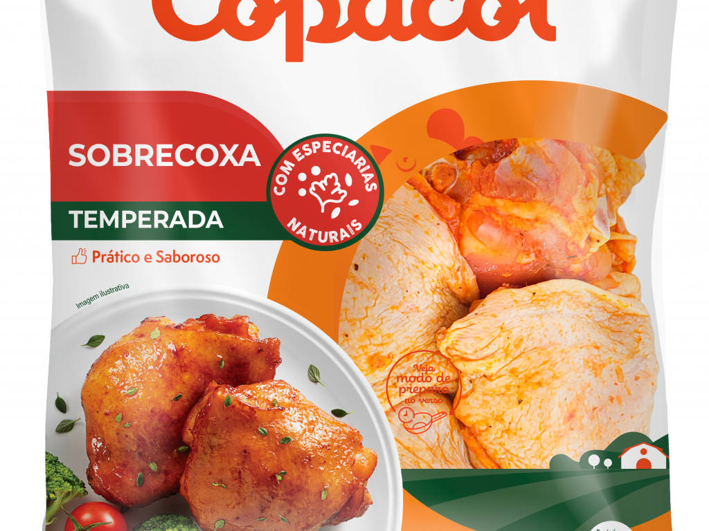 Sobrecoxa Temperada Congelada 1Kg