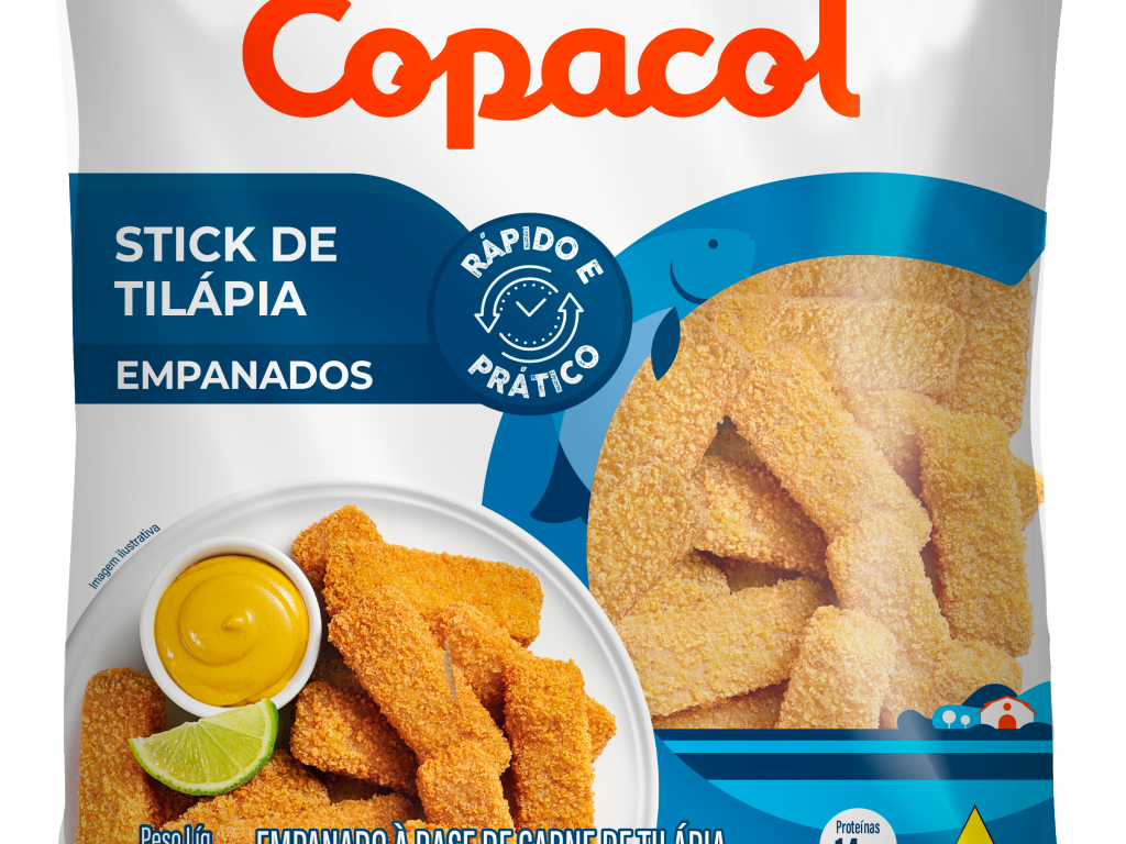 Stick de Tilápia Empanado Congelado 1,5 Kg