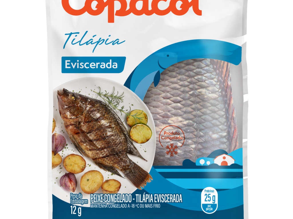 Tilápia Eviscerada Cong. 600 a 800g