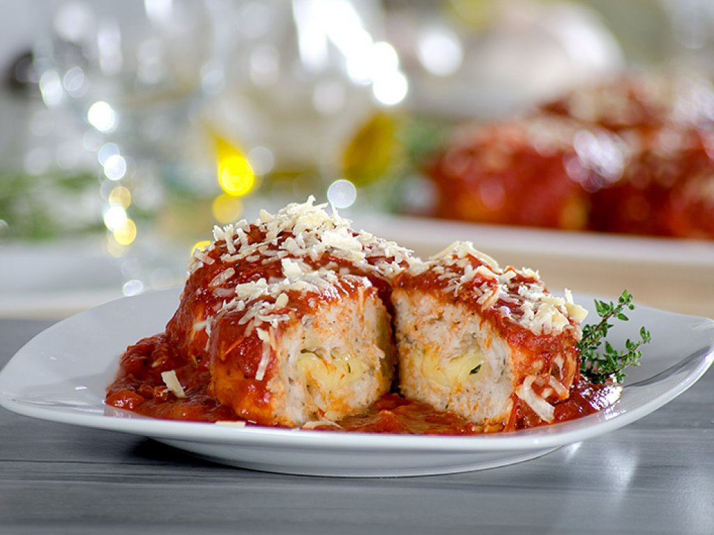 Receita de Polpettone de Frango ao Molho