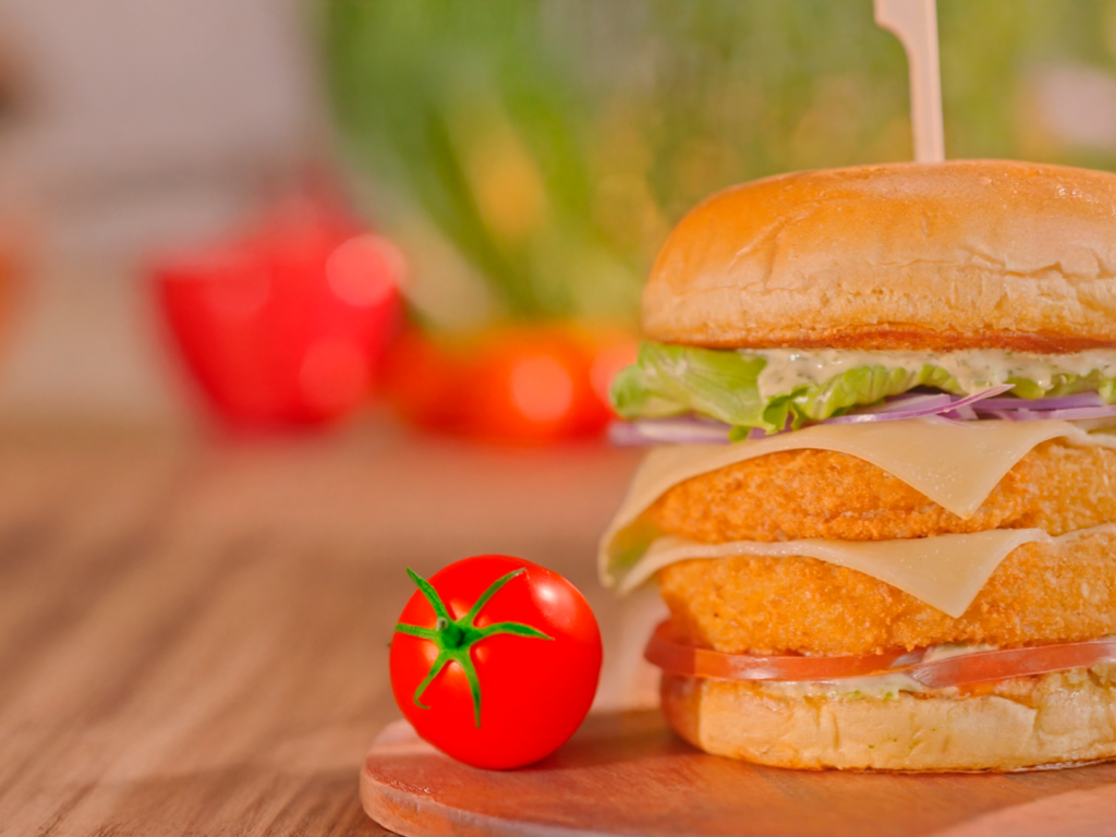 Chicken Burger no Pão Brioche