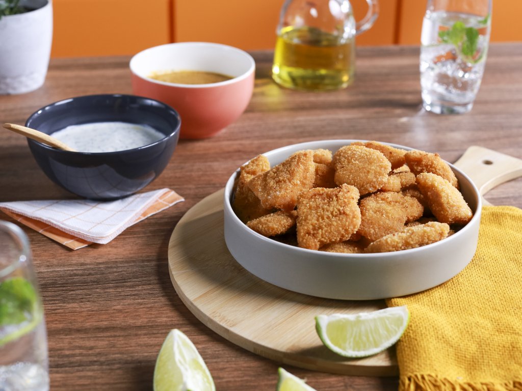 Frango Crocante com Molhos