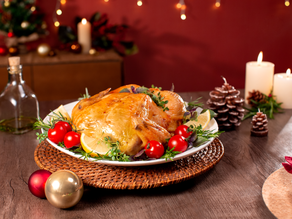 Frango Recheado de Natal