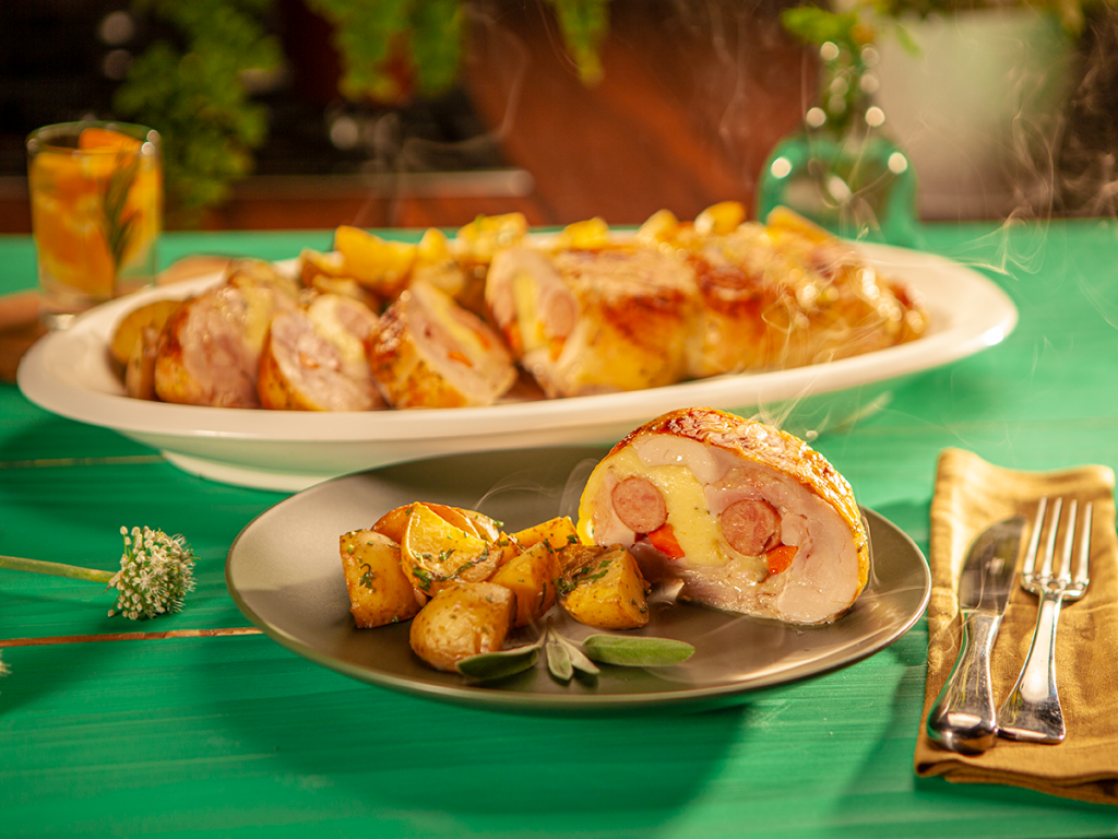 Rocambole de Frango Desossado 
