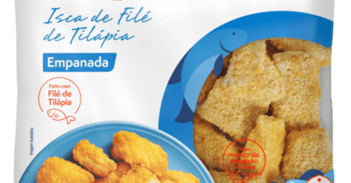 Copacol Produtos Iscas de Filé de Tilápia Temperadas e Empanadas 300 g