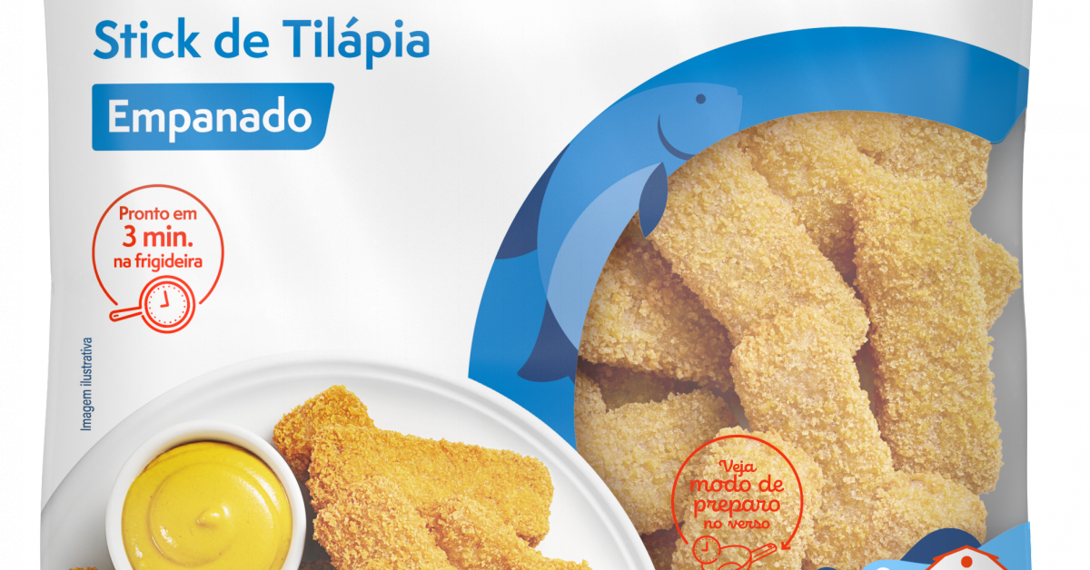 Copacol Produtos Stick de Tilápia Empanado Congelado 300 g