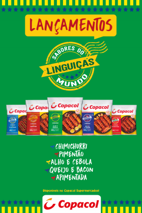 Copacol lança Linguiça Sabores do Mundo 