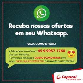 Copacol Supermercados está com novidades no atendimento