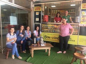 Terra Mate faz degustação de seus produtos no Copacol Supermercados de Cafelândia