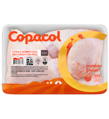 Coxa e Sobrecoxa S/Osso C/Pele Resf. Band. 600g 