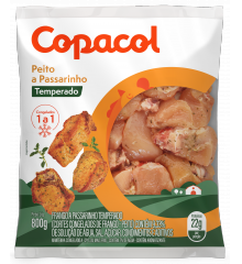 Peito de Frango a Passarinho Temperado Congelado IQF 800g