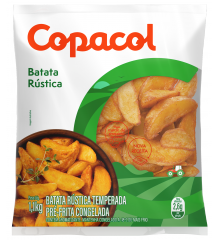 Batata Rústica Congelada Temperada 1,1kg