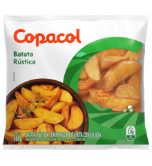 Batata Rústica Congelada Temperada 400g 