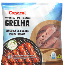 Linguiça de Frango Sabor Sour Cream Congelada 600g