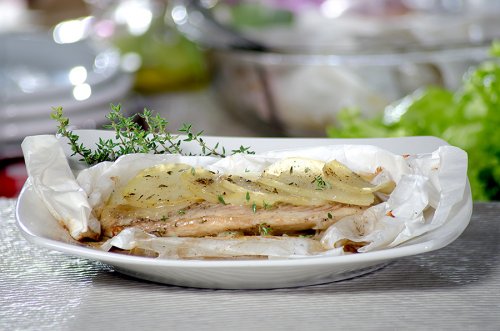 Papilote de Tilápia Copacol com Tomilho