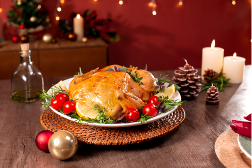 Frango Recheado de Natal