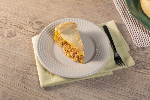 Empadão com Filé de Frango Desfiado