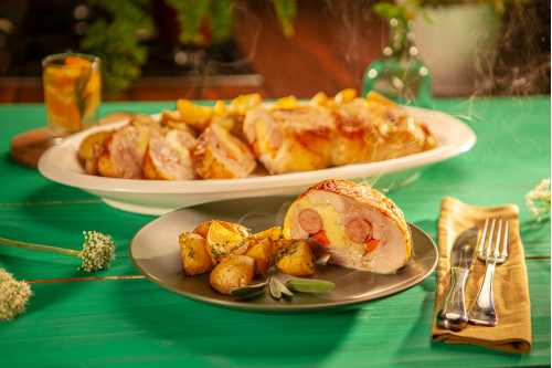 Rocambole de Frango Desossado 