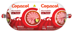 Mortadella With Bacon Pieces