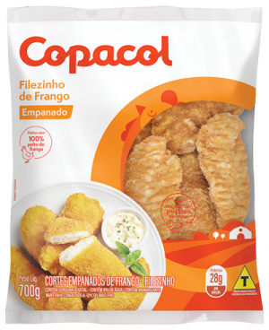Filezinho de Frango Empanado Congelado 700 g 