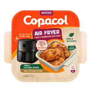 Coxa e Sobrecoxa sem Osso Temp. Air Fryer 500g 