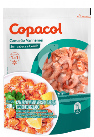 Camarão Vannamei sem Cabeça 300 g