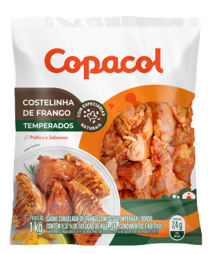 Costelinha de Frango Temperada Congelada 1Kg