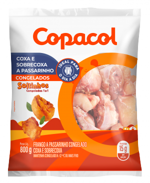 Coxa e Sobrecoxa à Passarinho Congelada IQF 800g