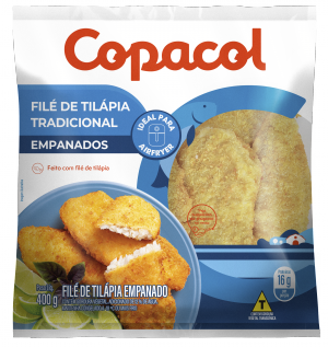 Filé de Tilápia Empanado Tradicional Congelado 400 g