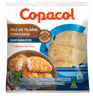 Filé de Tilápia Empanado Coco Congelado 400 g