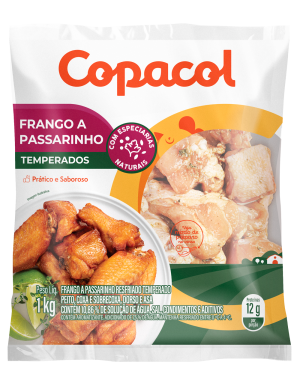Frango a Passarinho Temperado Resfriado 1Kg