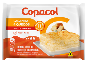Lasanha Quatro Queijos Congelada 600 g