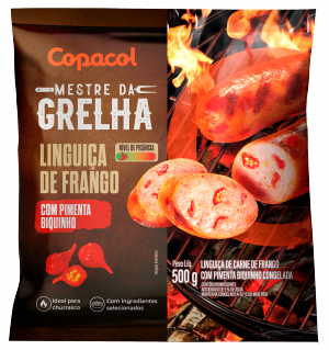 Linguiça de Frango Pimenta Biquinho Cong. 500g